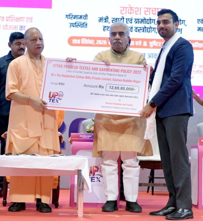 योगी सरकार की नीतियों से यूपी का वस्त्र उद्योग नई ऊंचाइयों पर: राकेश सचान