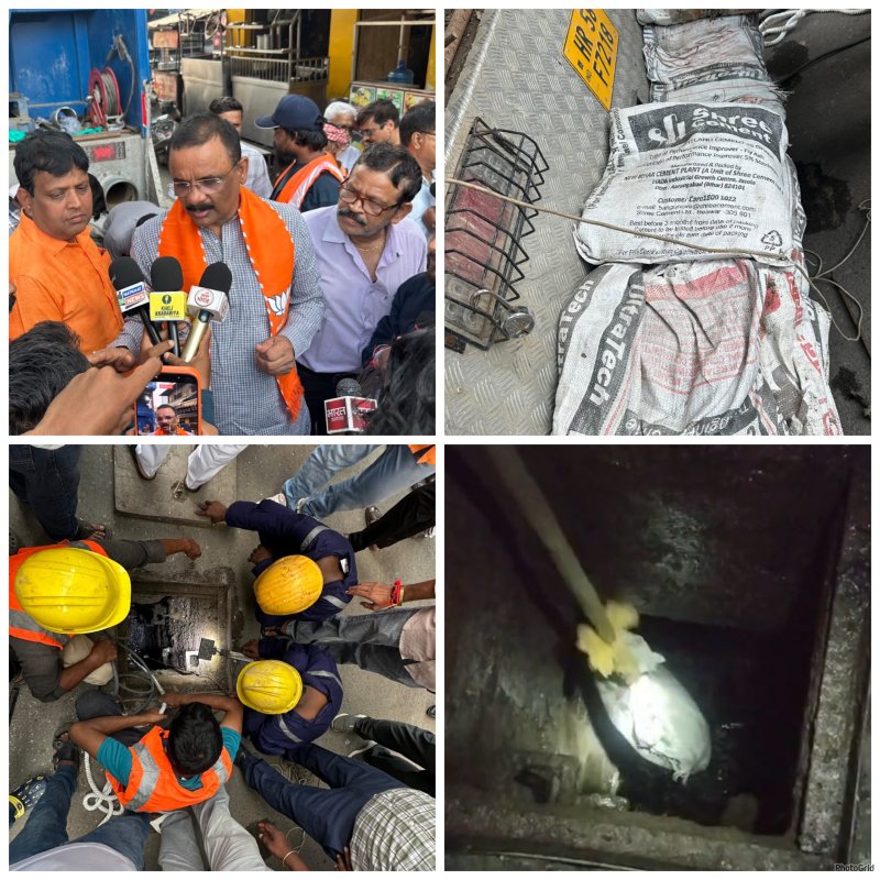 बनारस में बड़ी साज़िश!! शिवाला, नगवा समेत आधा दर्जन वार्डों की सीवर लाइनों में मिला बालू, पत्थर और लकड़ी का बुरादा