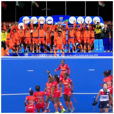 जूनियर एशिया कप में भारत का गोल्डन डबल, महिला और पुरुष दोनों टीमों ने जीते खिताब