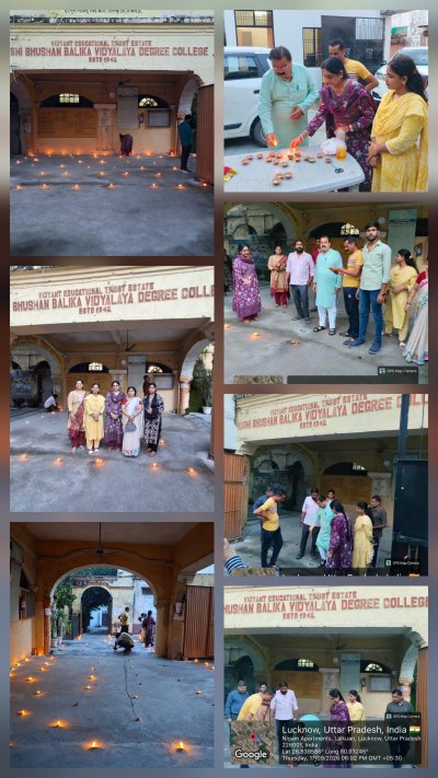 प्रधानमंत्री  मोदी के जन्मदिन पर आयोजित आशीर्वाद का दिया कार्यक्रम का शशिभूषण बालिका विद्यालय डिग्री कॉलेज, लखनऊ  में हुया भव्य आयोजन