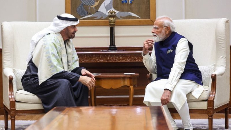 Modi, UAE President Talk West Asia and Stronger Bilateral Ties