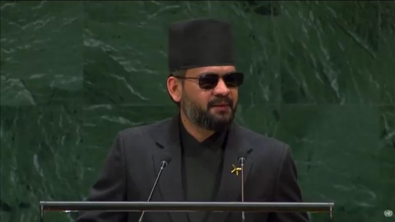 At UN, Balen Shah Thanks India and China for Standing With Nepal