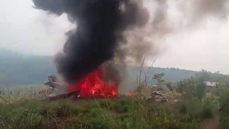 13 Dead as Military Plane Goes Down in DR Congo